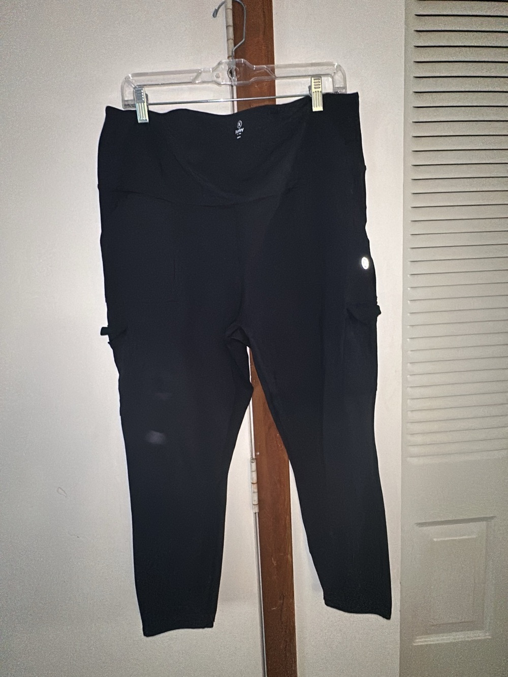 Hurley Black High-Waist Cargo Leggings